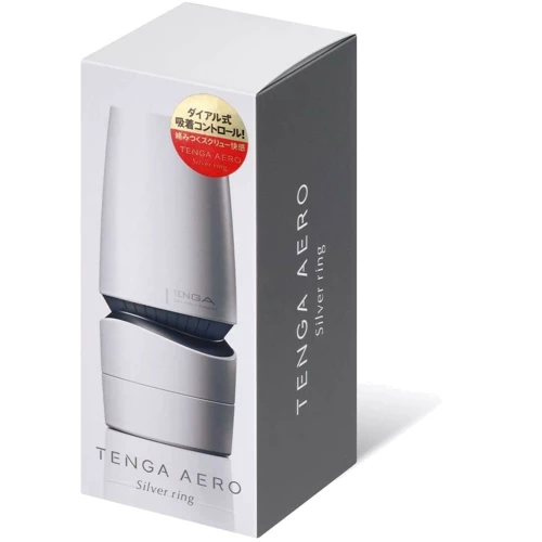 Мастурбатор Tenga - Aero Masturbator Silver, инновационная технология всасывания