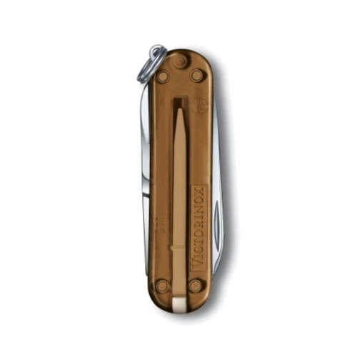 Мультитул Victorinox Classic SD Colors Chocolate Fudge 58мм/7функций/коричневый прозрачный (0.6223.T55G): Количество инструментов 7
