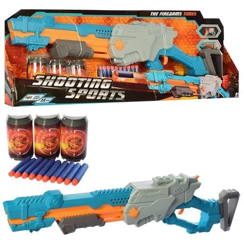 Автомат 6068 65см, мишень, мягкие пули 10шт: Производитель Китай