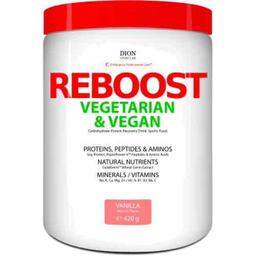 Dion Sportlab REBOOST, 100%VEGAN Vanilla 420g