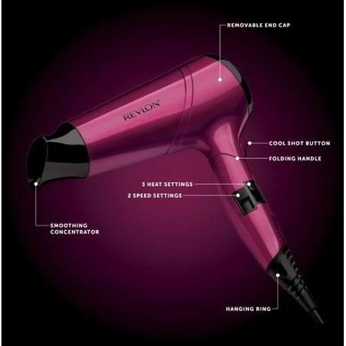 Фен Revlon Perfect Heat Frizz Fighter (RVDR5229E2): Кількість температурних режимів 3
