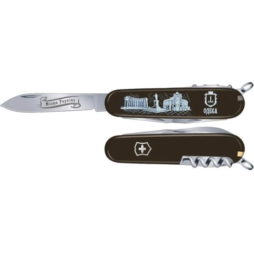 Мультитул Victorinox Spartan City 3D 91мм / 12предметов / чорний / Одеса (1.3603.3R34)