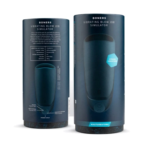 Мастурбатор Boners Vibrating Blow Job Simulator