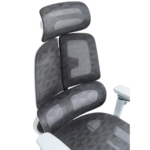 Кресло GT Racer B-2450 White/Gray: Тип для персонала