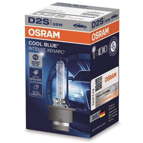 Лампа ксенонова Osram D2S 66240CBI Cool Blue Intense + 20% 1шт