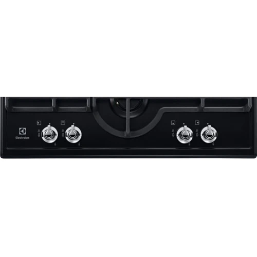 Варочная поверхность газовая Electrolux GPE363RCB: Расположение панели спереди