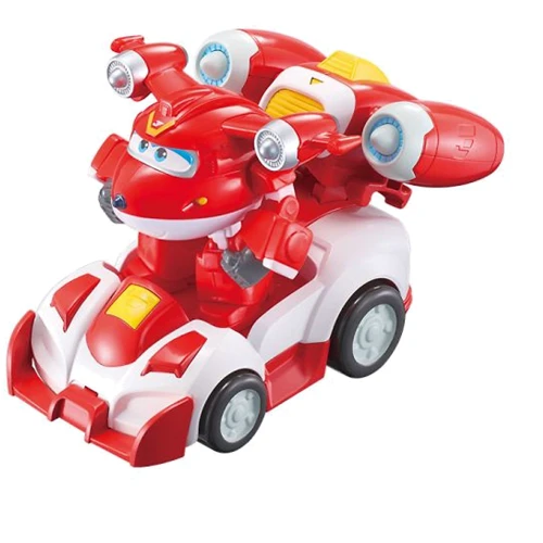 Ігровий набір Super Wings Supercharge Articulated Action Vehicle Jett Джетт (EU740991V)