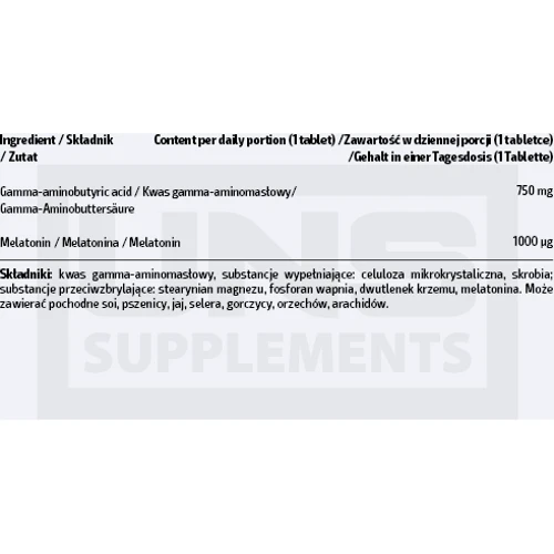Амінокислота для спорту UNS Gaba Plus 90 tabs: Смак Без смаку