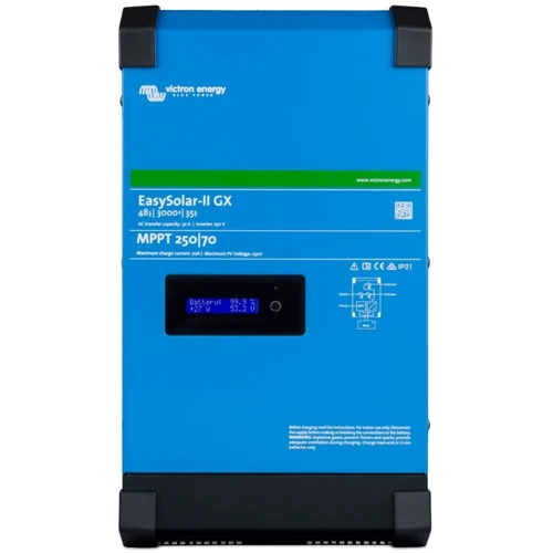Инвертор гибридный Victron Energy EasySolar-II 48/3000/35-32 MPPT 250/70 GX (3 кВА/2,4 кВт, 1 фаза, 1 MPPT)