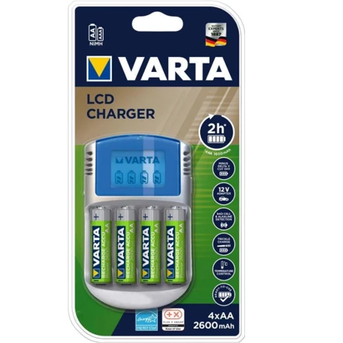 Varta LCD CHARGER+4xAA 2500 mAh (57070201451)