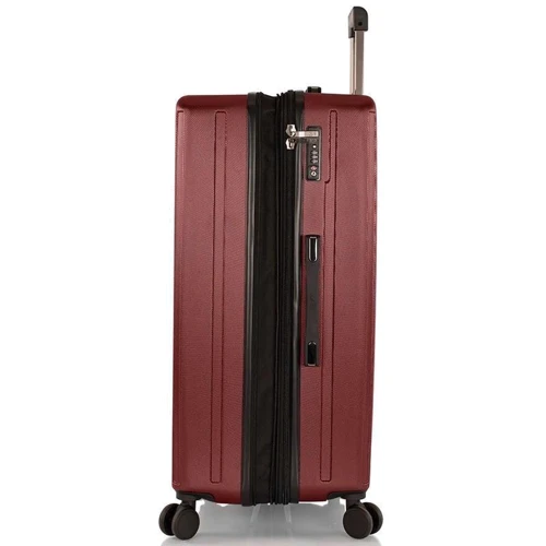 Валіза Heys SpinLite L Burgundy бордова (930199): Фактура Матовая, Гладкая