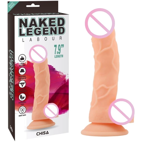 Фаллоимитатор Chisa Naked Legend Labour 7.9" Flesh