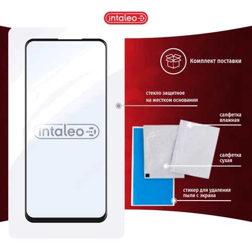 Аксессуар для смартфона Intaleo Tempered Glass Full Glue Black for Realme X3 фото 6