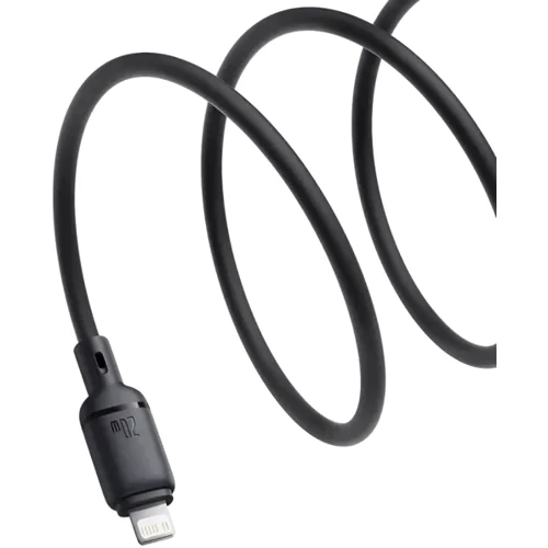 Кабель Baseus Cable USB-C to Lightning Silky Series 20W 2m Black (P10377700113-01) фото 3