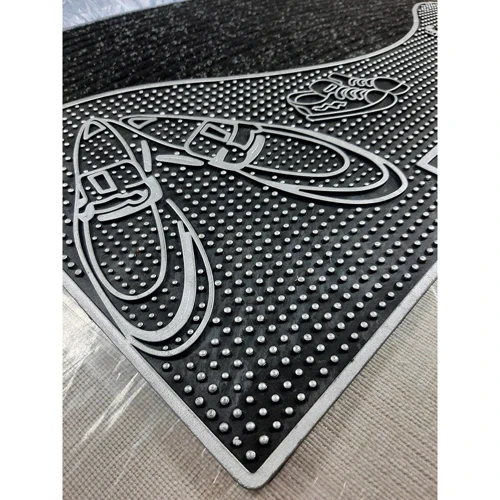 Коврик придверный IzziHome Eymen 45х70 см Family Silver (2760-03) (2760_03)