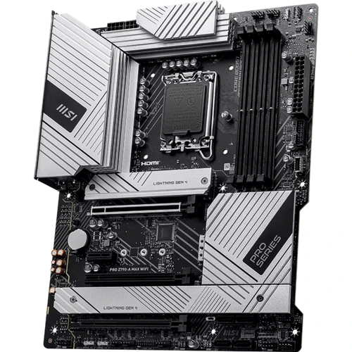 MSI PRO Z790-A MAX WIFI: Разъемы на плате USB Type-C, USB 2.0, USB 3.2 Gen 1, PCI Express x1, SATA 3.0, M.2
