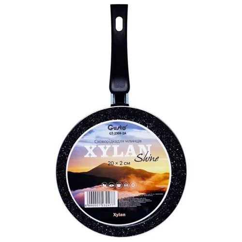 Сковорода Gusto GT-2309-2A Xylan Shine для млинців 20x2cм (123247)