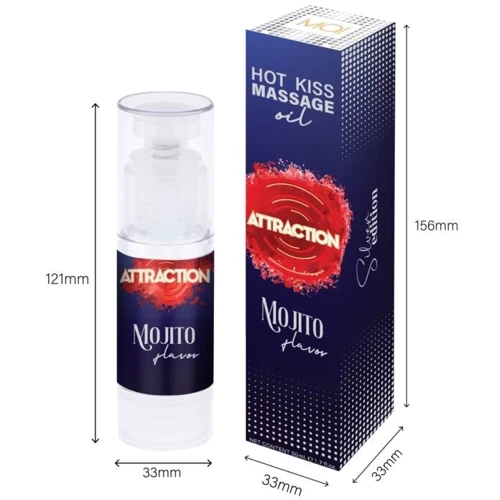 Съедобное массажное масло MAI Attraction Mojito Hot Kiss (50 мл)