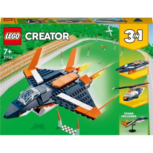 Конструктор LEGO Creator Сверхзвуковой самолёт 215 деталей (31126)