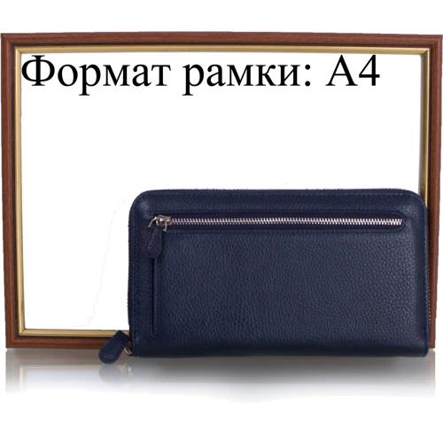 Мужская сумка борсетка Canpellini синяя (SHI750-241): Материал Натуральная кожа