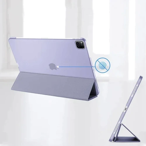 Аксесуар для iPad BeCover Case Book Tri Fold Hard Purple для iPad Pro 12.9 (2020-2022) (711722): Матеріал искусственная кожа