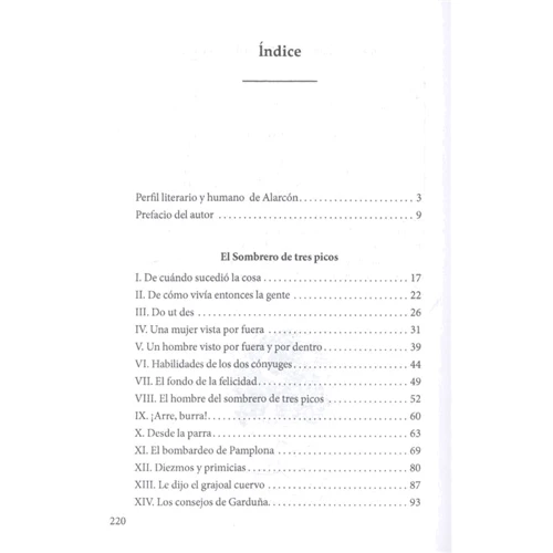 Pedro Antonio de Alarcon: El sombrero de tres picos: Количество страниц 224