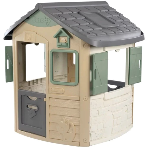 Игровой домик лесника Smoby Toys Green Нео со ставнями (810503): Материал пластик