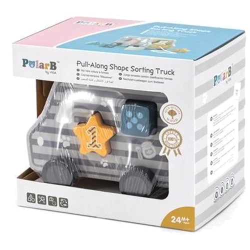 Деревянный сортер-каталка Viga Toys PolarB Грузовичок (44041)