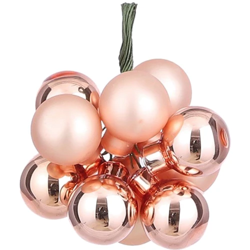 

Елочная игрушка House of Seasons Ø 2 см 1 шт Светло-розовый (8718861799934_1)