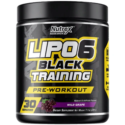 Предтренировочный комплекс Nutrex Lipo-6 Black Training 201 g /30 servings/ Wild Grape