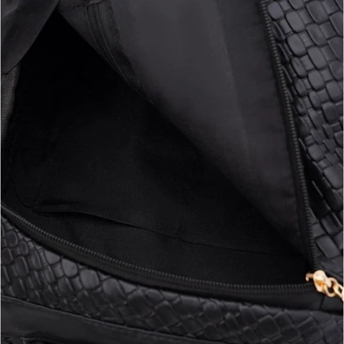 Жіночий рюкзак Monsen чорний (C1mm660bl-black): Фактура Тиснение, Матовая