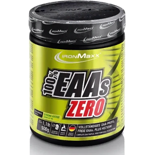 Амінокислота для спорту IronMaxx 100% EAAs Zero 500 g /33 servings/ Lemon Tea