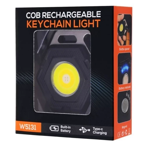 Фонарь туристический LED W5131 с Type-C (37922): Вес, г 60