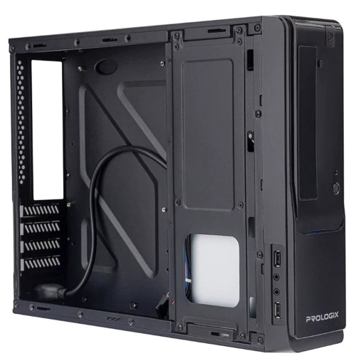 Корпус Prologix E100 Slim 400W Black: Форм-фактор материнской платы MicroATX/Mini-ITX