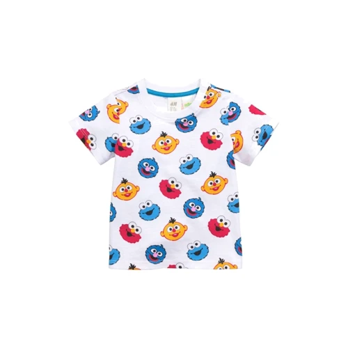 Футболка H&M 1012-3548473 80 см белая