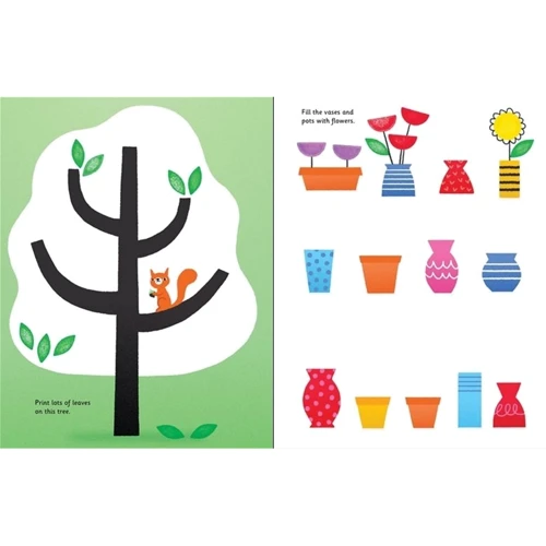 Rubber Stamp Activities / Книга зі штампами Звірі: Виробник Usborne