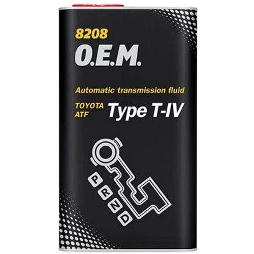 Трансмиссионное масло Mannol O.E.M. 8208 ATF T-IV Metall, 4л (MN8208-4ME)