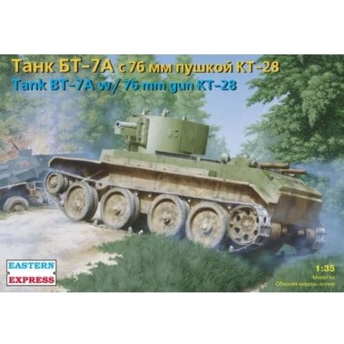 Модель Eastern Express Танк БТ-7А с 76 мм пушкой КТ-28 (EE35114)