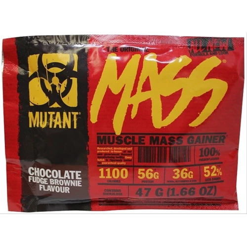 Гейнер Mutant Mass 47 g /sample/ Chocolate Fudge Brownie