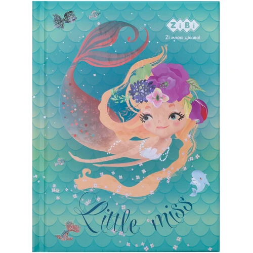 Блокнот ZiBi LITTLE MISS, А-6, 64л., Кл., Бірюзовий (ZB.12714-06)