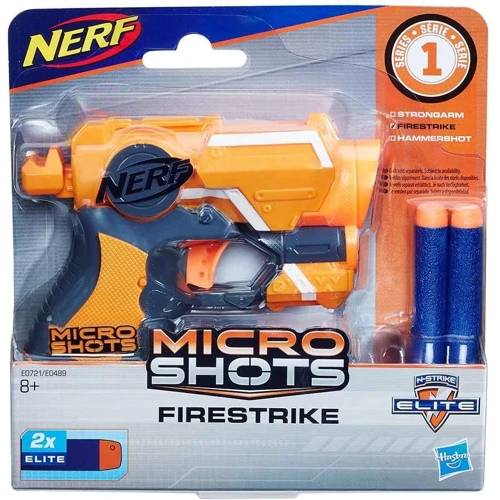 Бластер NERF Hasbro Мікрошот (E0721 NER MICROSHOTS FIRESTRIKE SE1) E0489_E0721: Виробник Hasbro