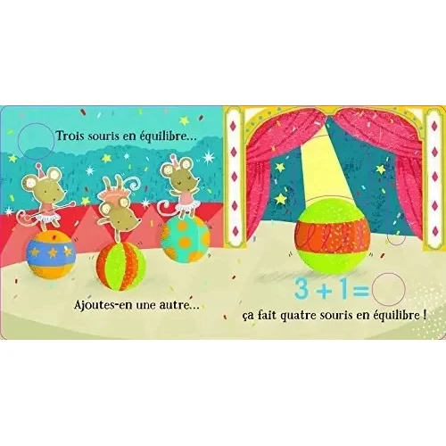 First Maths Slide and See: Adding at the Circus / Вчимося Додавання у цирку: Обкладинка Твердая
