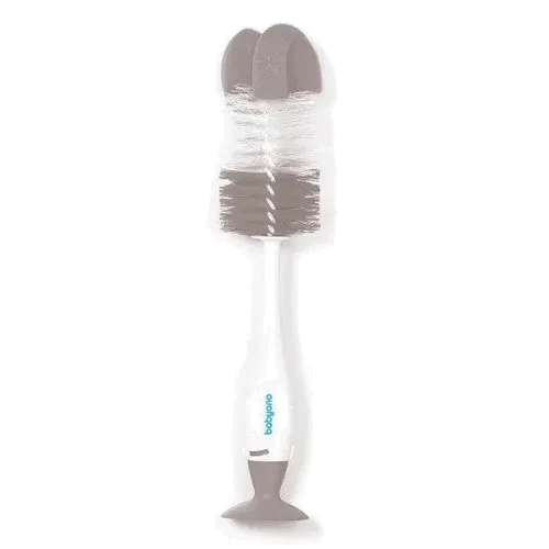 Ершик для миття пляшок з присоскою сірий (728/04): Виробник BabyOno