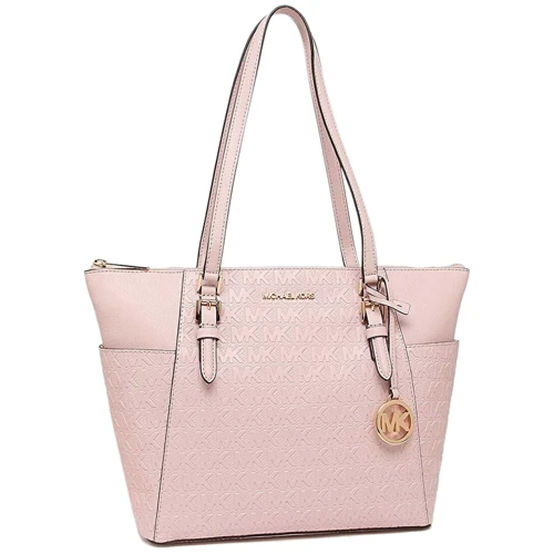 Женская сумка тоут Michael Kors розовая (193599717395)