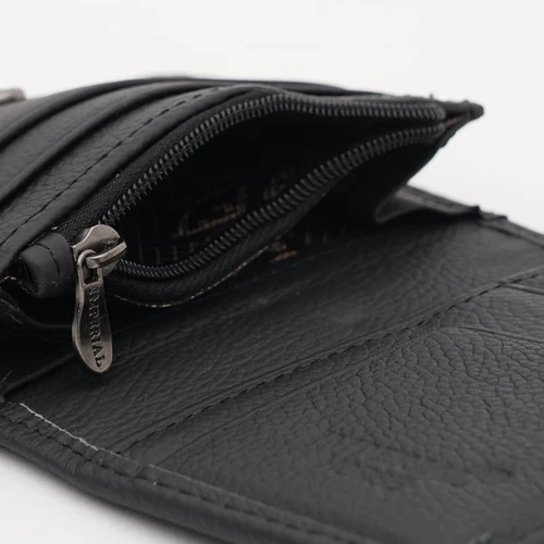 Женский кошелек Horse Imperial черный (K1022cbl-black): Материал Натуральная кожа