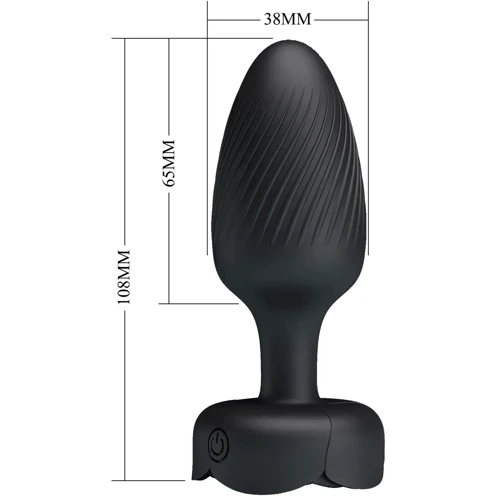 Анальная пробка с вибрацией и подсветкой LYBAILE Pretty Love Varian 2 (BI-040182)