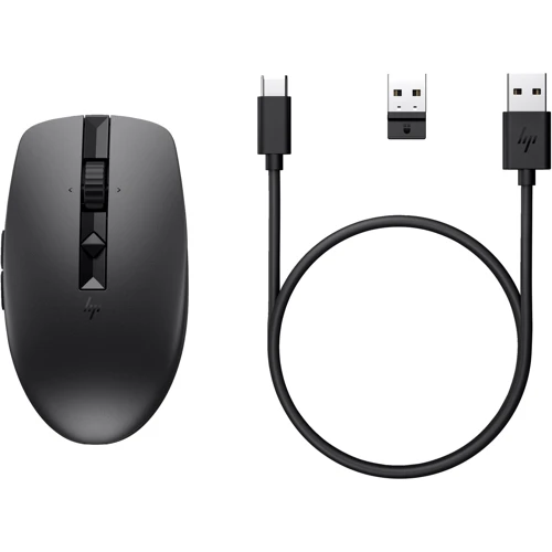 Мышь HP 710 Rechargeable Silent Mouse (6E6F2AA): Вес 84 г