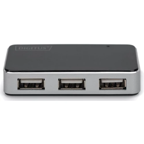 Адаптер Digitus Adapter USB to 4хUSB Black (DA-70220): Цвет черный