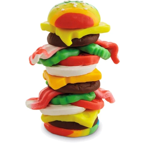 Набір HASBRO Play-Doh Смішні закуски (E5112_E5472 BURGER N FRIES SET) фото 3
