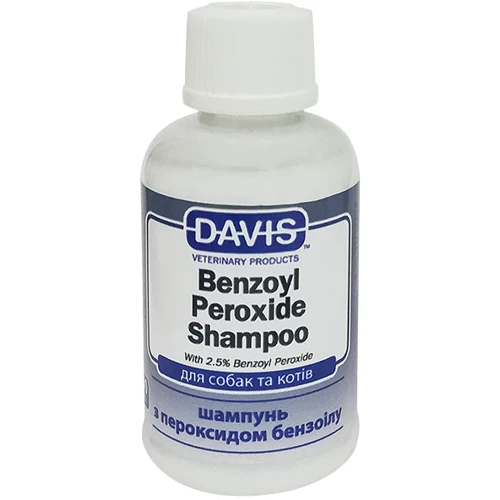 Шампунь Davis Benzoyl Peroxide Shampoo для собак и котов с демодекозом и дерматитами 50 мл (52282)